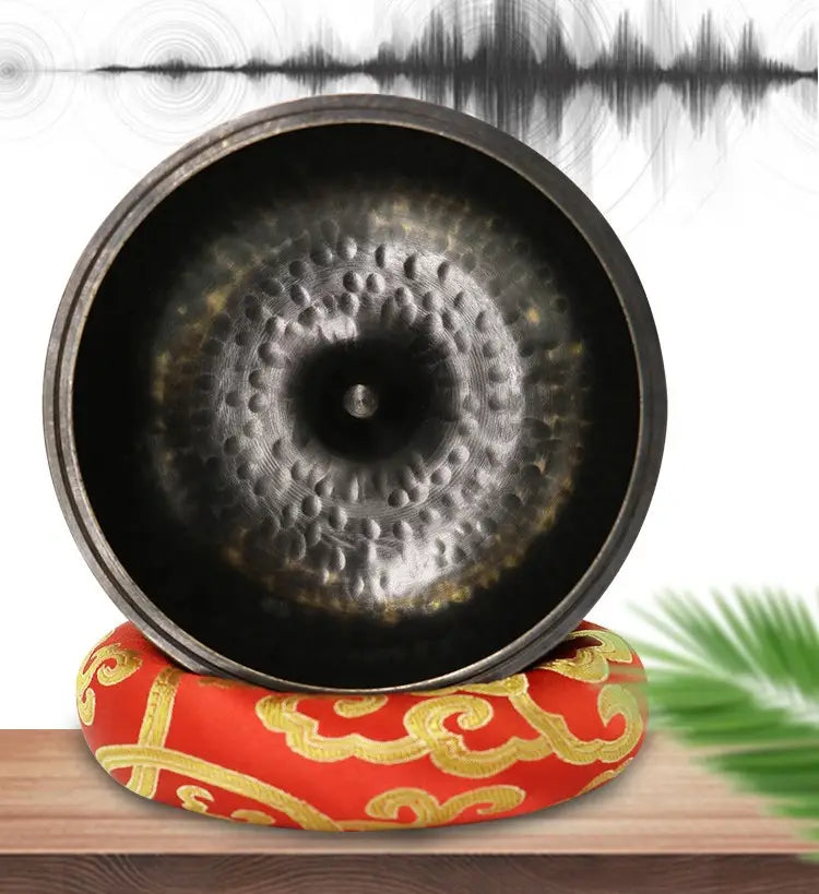 BLACK GOLD SINGING BOWL FOR MEDITATION & HEALING
