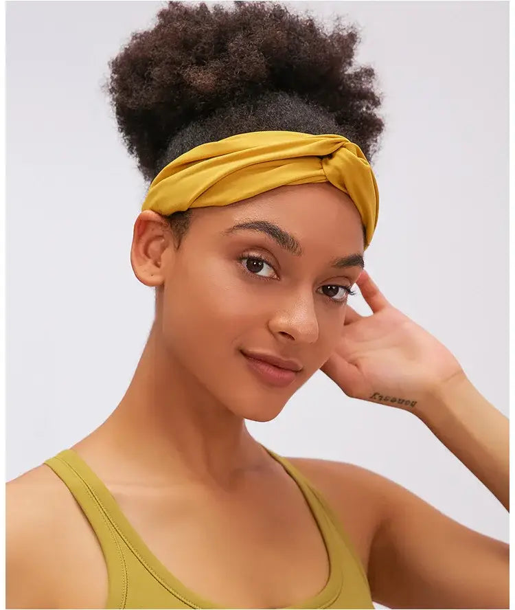 LUXURIOUS NON-SLIP YOGA HEADBAND FOR WOMEN