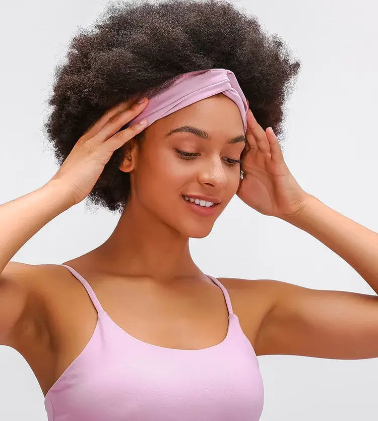 LUXURIOUS NON-SLIP YOGA HEADBAND FOR WOMEN
