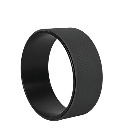 Back Roller Wheel For Stretching And Core Alignment - Black And Black