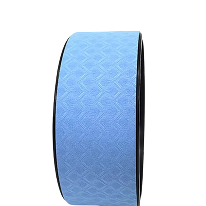 Back Roller Wheel For Stretching And Core Alignment - Blue And Black