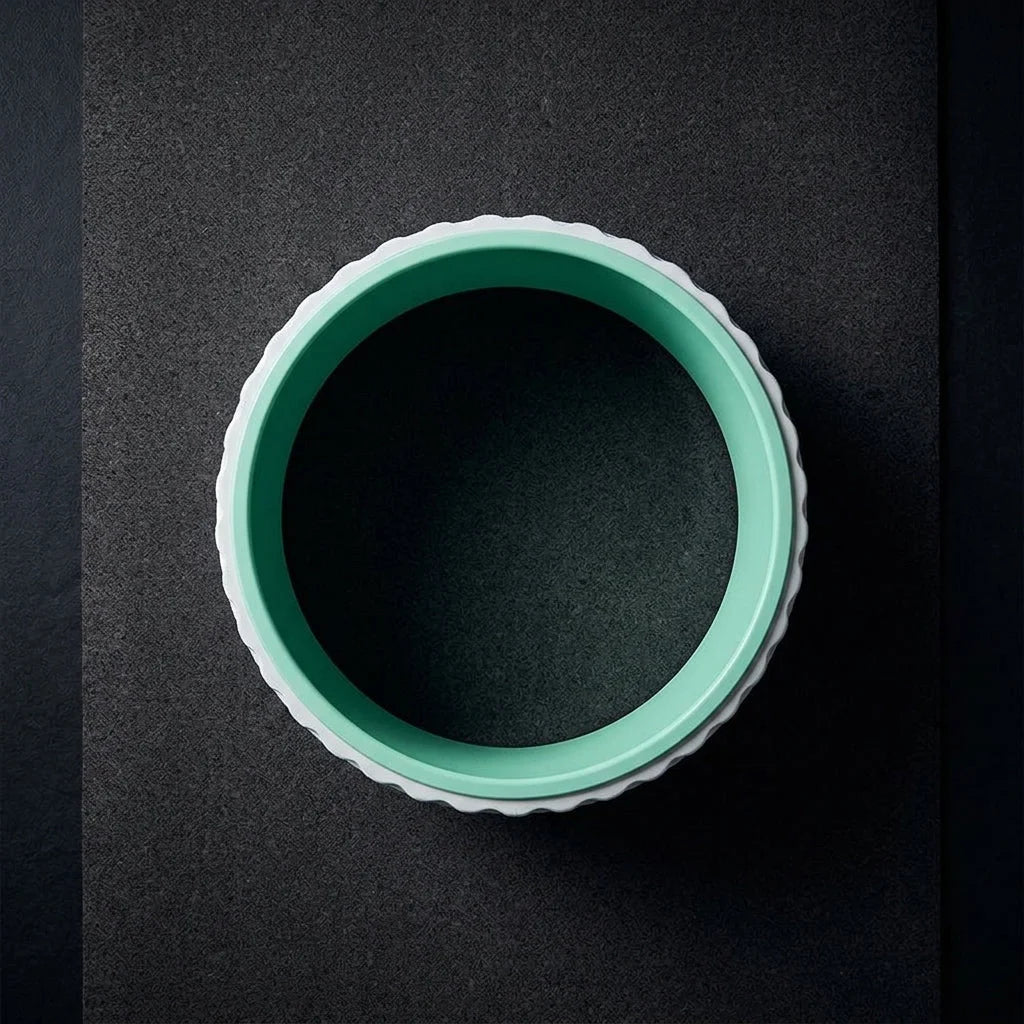 Back Stretcher Wheel With 3D Massage Texture - Green