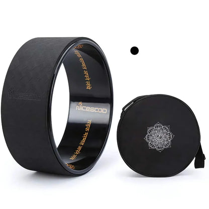 Back Stretching Wheel For Posture & Flexibility Support - Black
