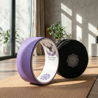 Back Stretching Wheel For Posture & Flexibility Support - Purple