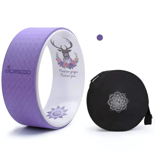 Back Stretching Wheel For Posture & Flexibility Support - Purple