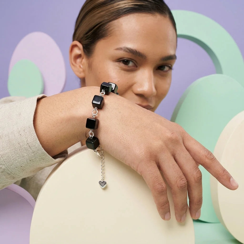 Bead Bracelet Black For Everyday Grounding - Black