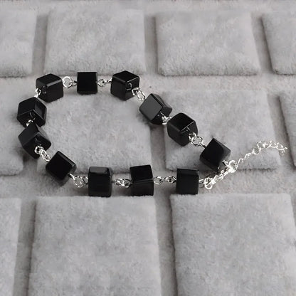 Bead Bracelet Black For Everyday Grounding - Black