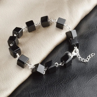 Bead Bracelet Black For Everyday Grounding - Black