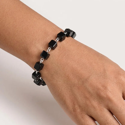 Bead Bracelet Black For Everyday Grounding - Black