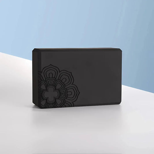 Black Yoga Blocks For Balance And Flexibility Support - 1 pc