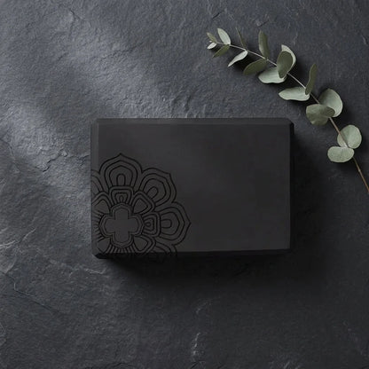Black Yoga Blocks For Balance And Flexibility Support
