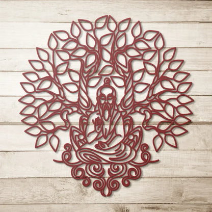 Bodhi Tree Metal Wall Art Decor For Sacred Spaces