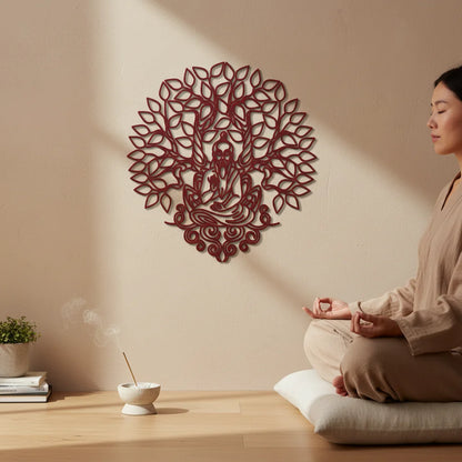 Bodhi Tree Metal Wall Art Decor For Sacred Spaces