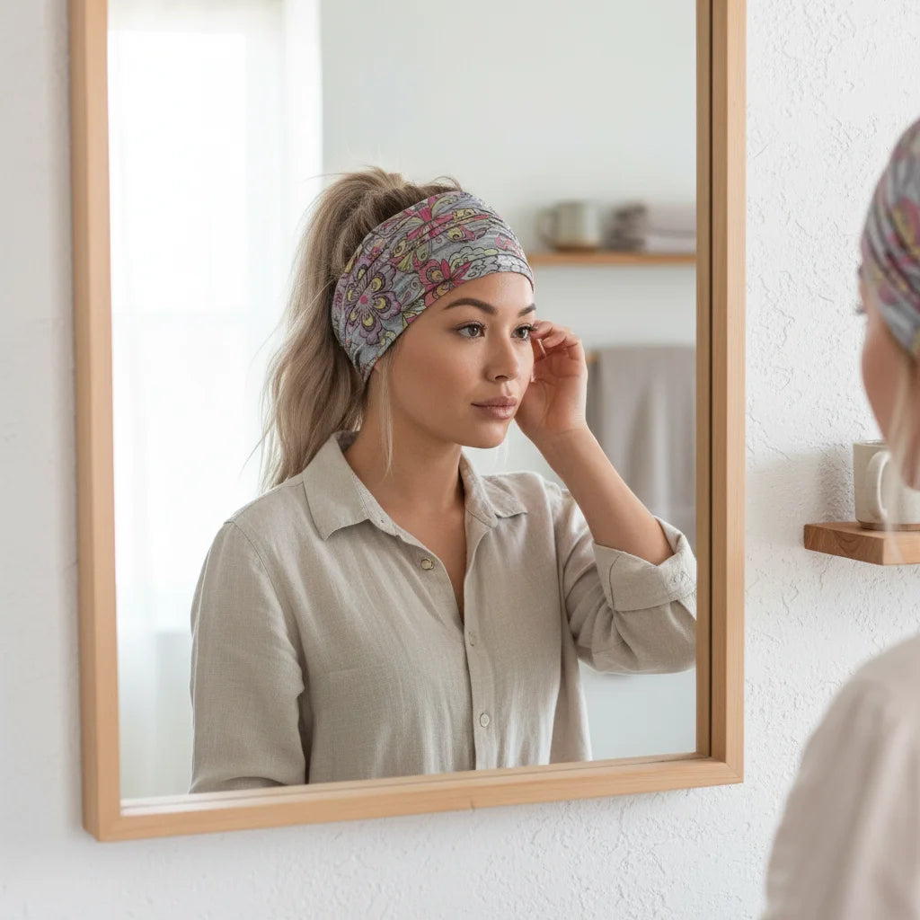 Boho Bandeau Headbands With Floral Summer Design