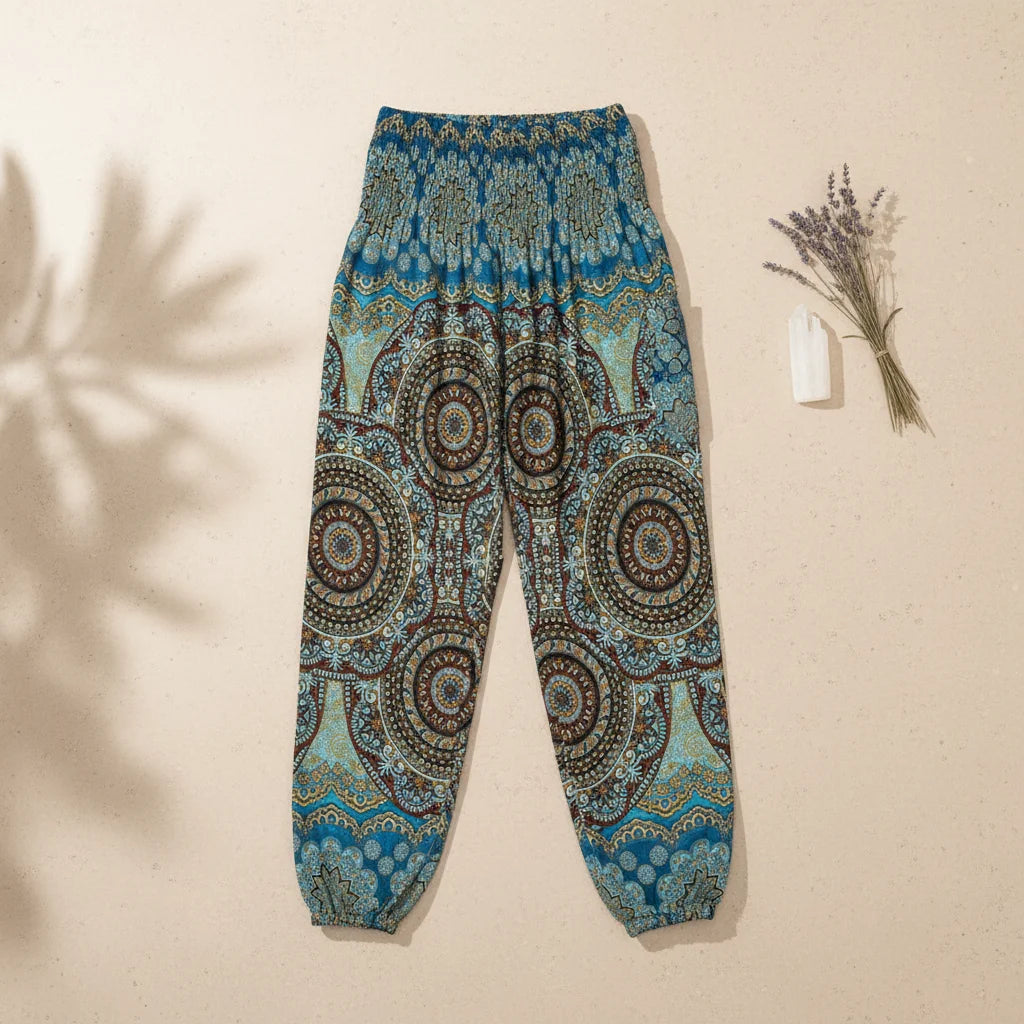 Boho Boho Pants In Vibrant Minimalist Prints
