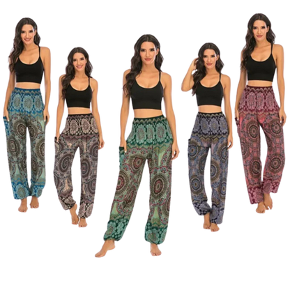 Boho Boho Pants In Vibrant Minimalist Prints