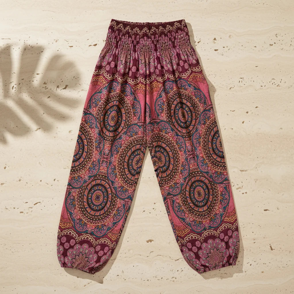 Boho Boho Pants In Vibrant Minimalist Prints