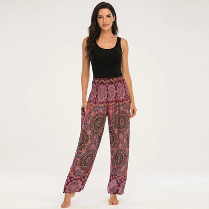 Boho Boho Pants In Vibrant Minimalist Prints