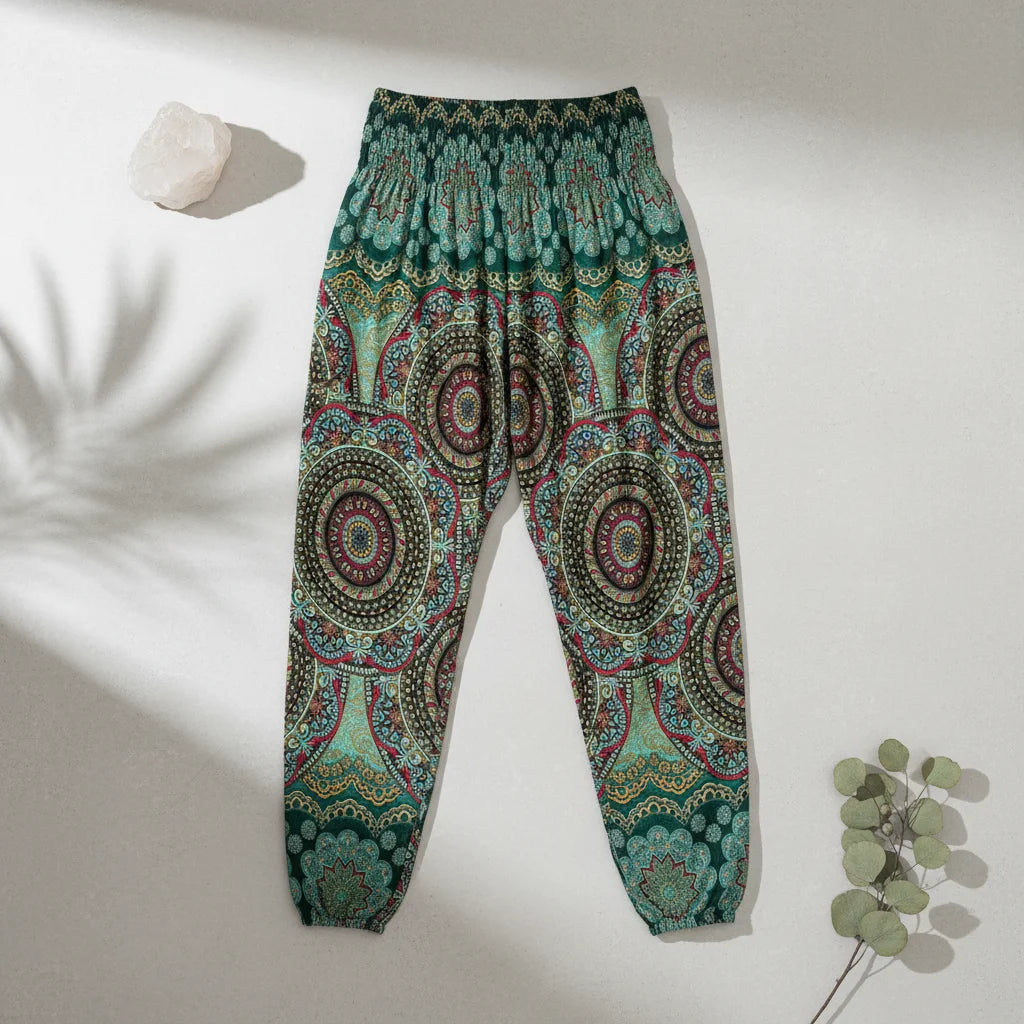 Boho Boho Pants In Vibrant Minimalist Prints