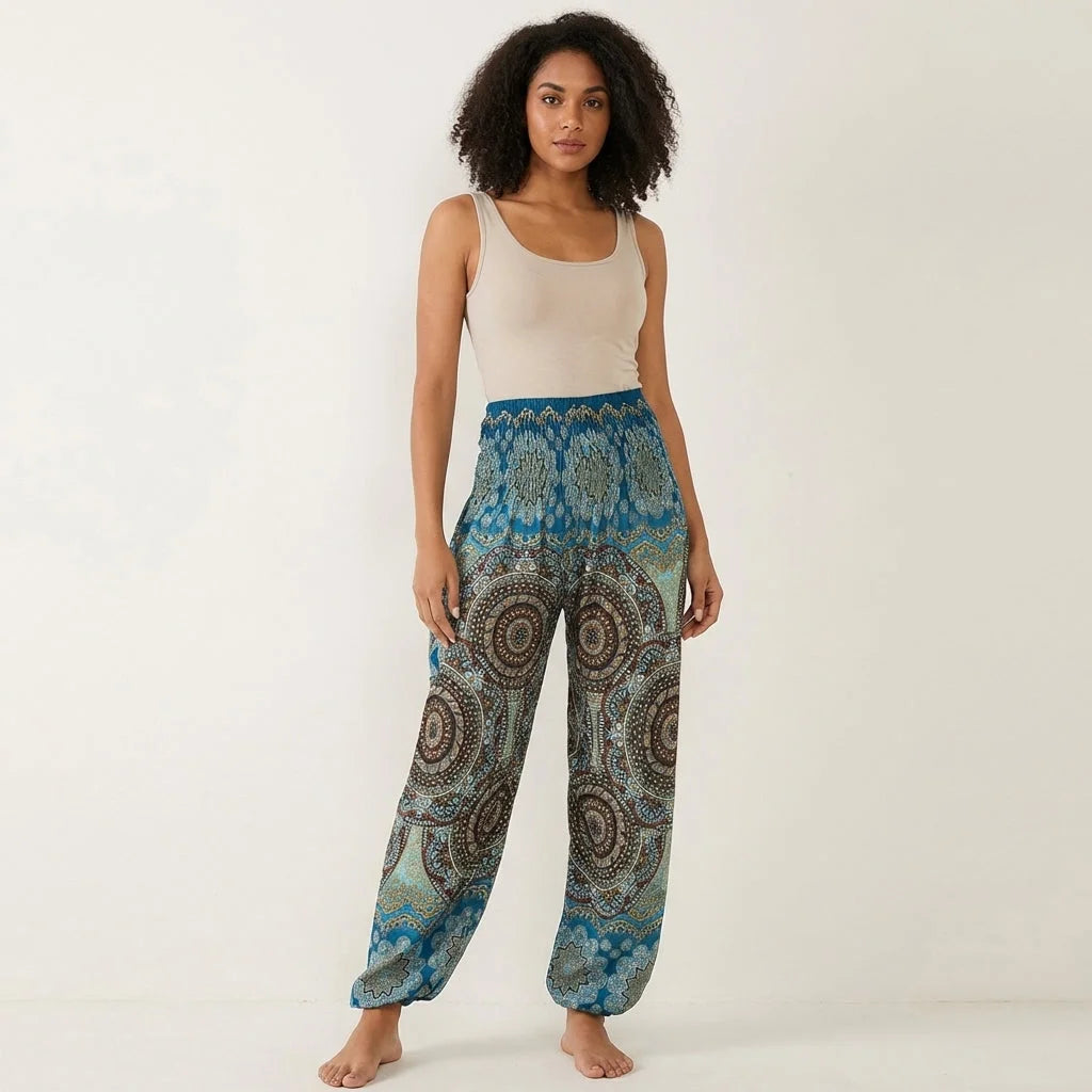 Boho Boho Pants In Vibrant Minimalist Prints