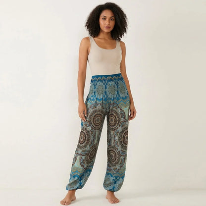 Boho Boho Pants In Vibrant Minimalist Prints