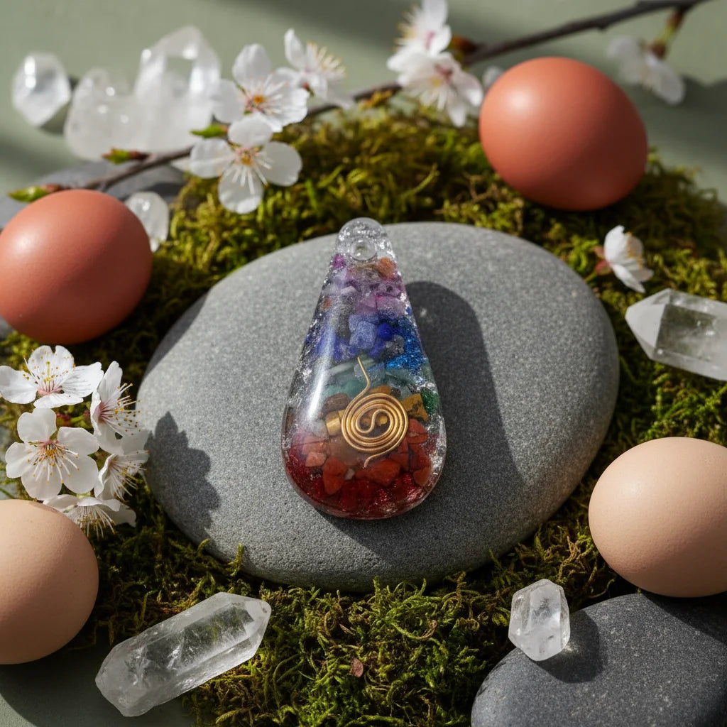 Boho Necklace Pendants With Chakra Stone Energy