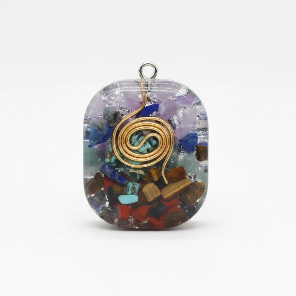 Boho Necklace Pendants With Chakra Stone Energy