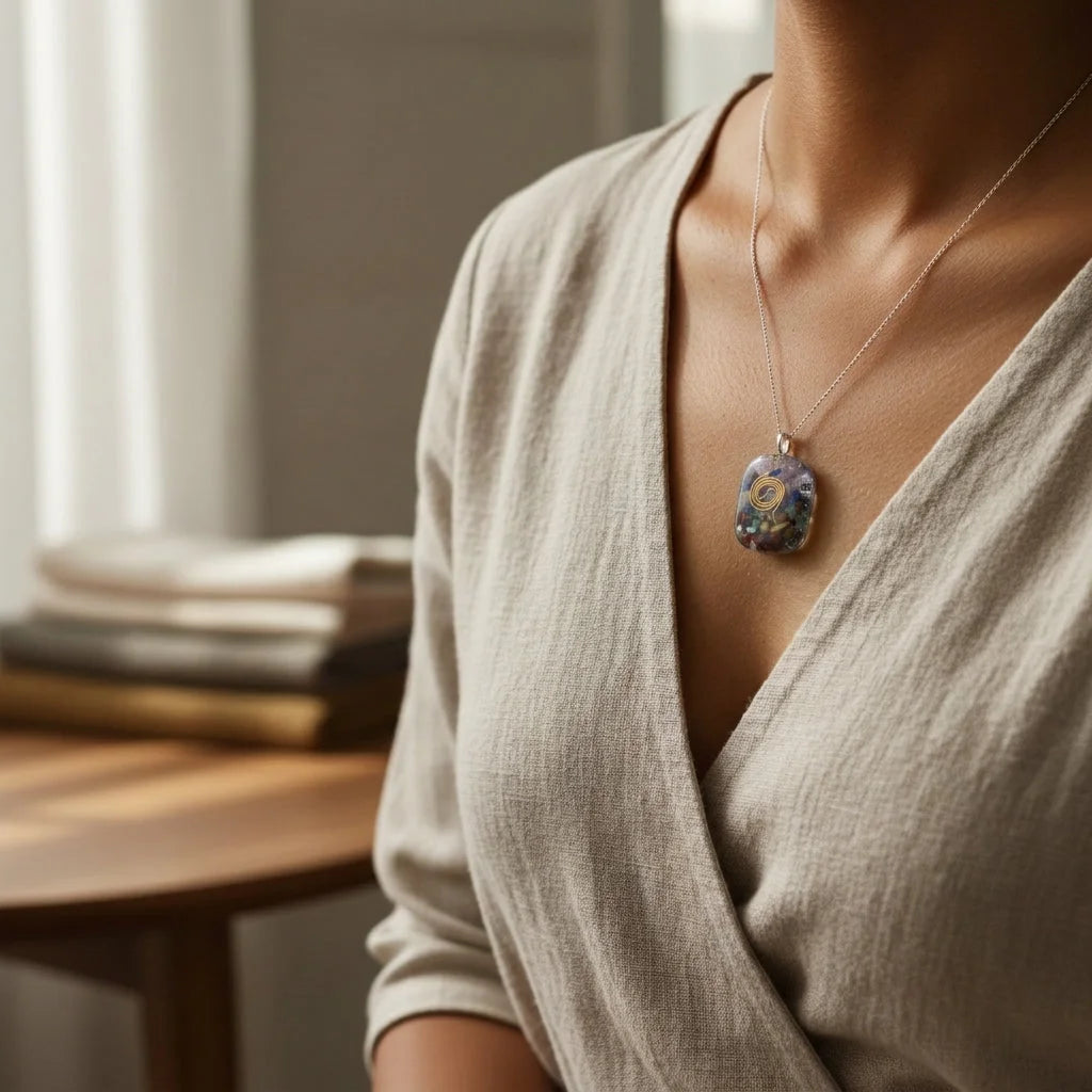 Boho Necklace Pendants With Chakra Stone Energy