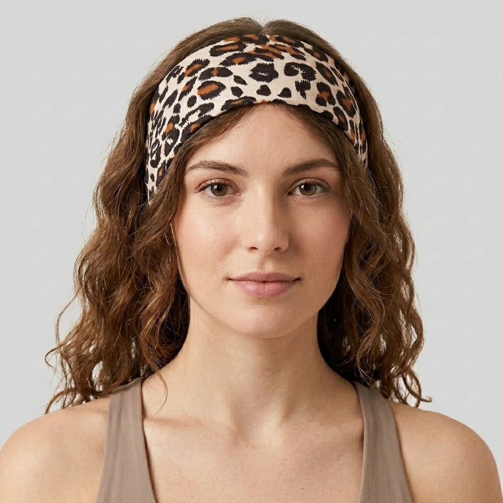 Boho Print Head Band For Women Sports And Wellness