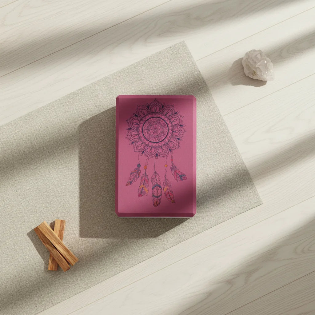 Boho Style Yoga Block Mat For Daily Practice