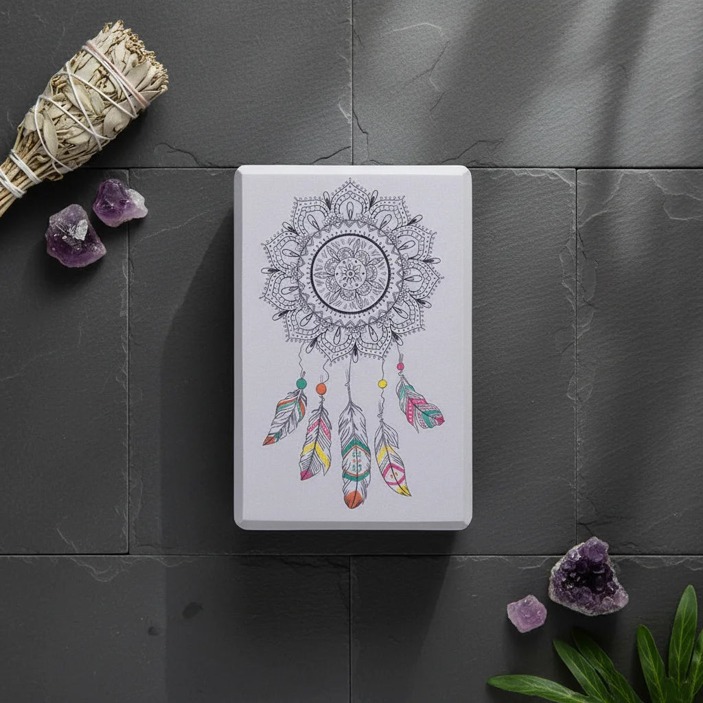 Boho Style Yoga Block Mat For Daily Practice