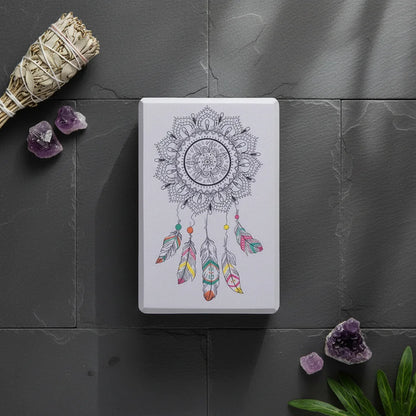 Boho Style Yoga Block Mat For Daily Practice