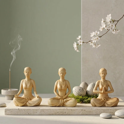 Boxwood Meditation Sculpture For Modern Zen Spaces