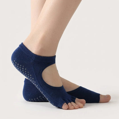 Breathable Grippy Yoga Socks For Better Balance