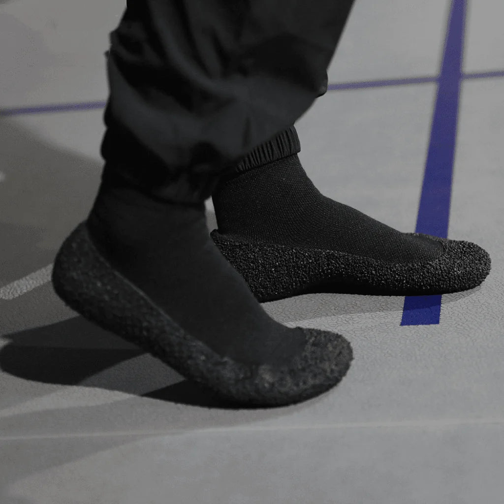 Breathable Hot Yoga Shoes With Non Slip Grip - Black / 34