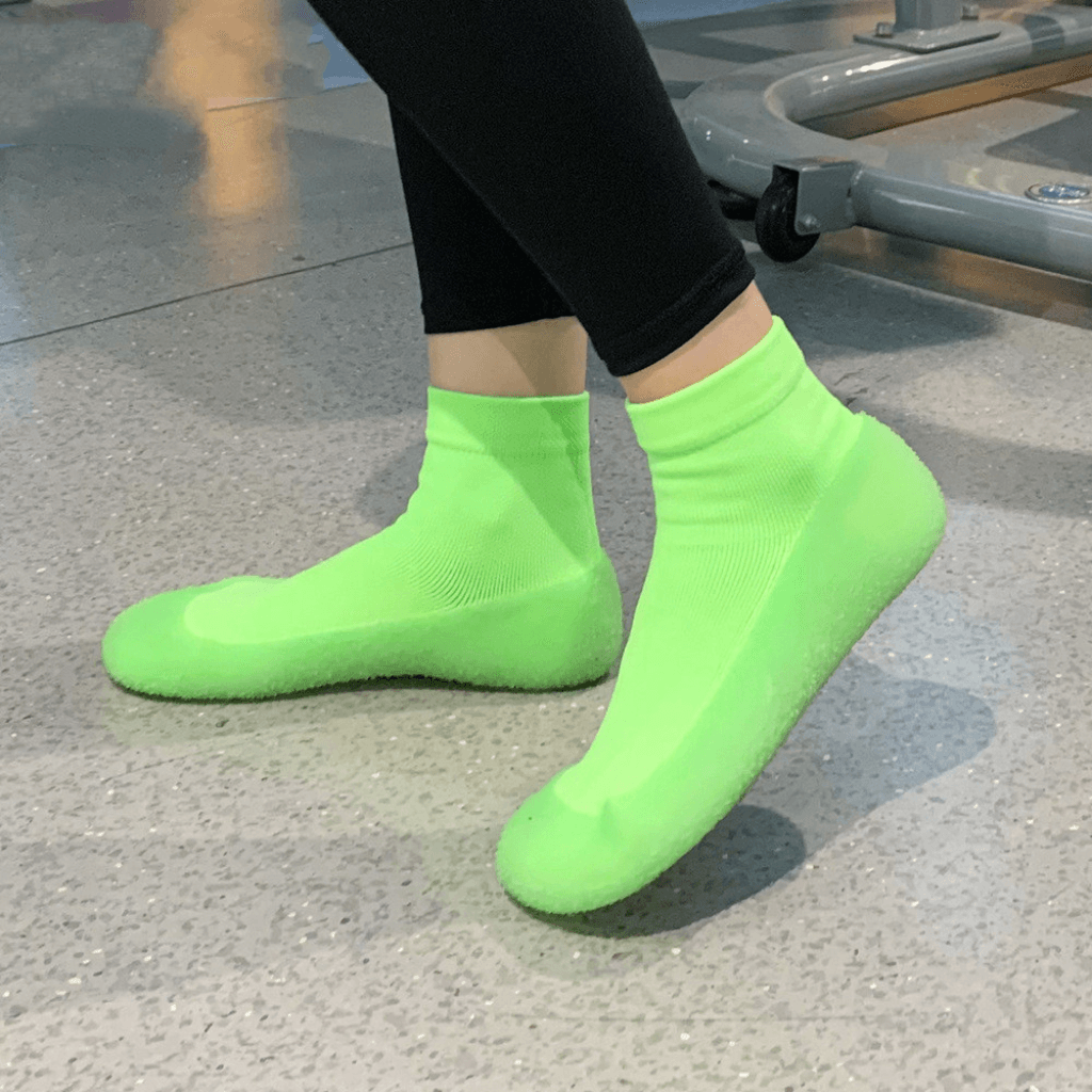 Breathable Hot Yoga Shoes With Non Slip Grip - Glow green / 34