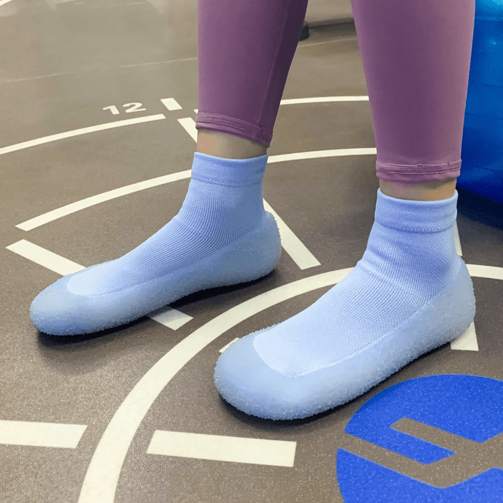 Breathable Hot Yoga Shoes With Non Slip Grip - Glow light blue / 34