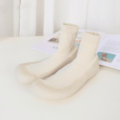 Breathable Hot Yoga Shoes With Non Slip Grip - Glowing beige / 34