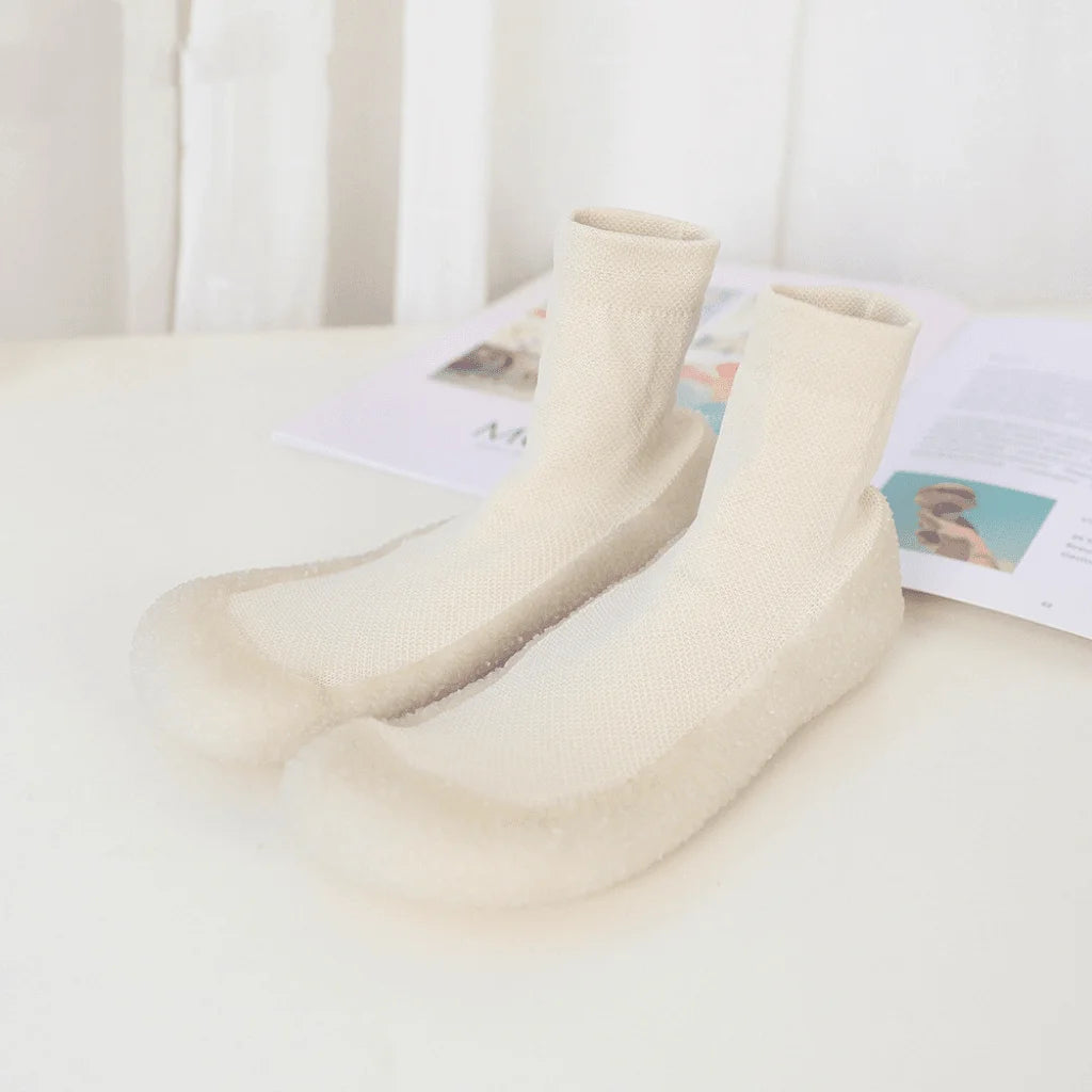 Breathable Hot Yoga Shoes With Non Slip Grip - Glowing beige / 34