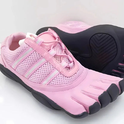 Breathable Pilates Shoes With Toe Flex Design - Pink / 35