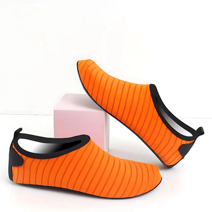 Breathable Slip On Yoga Mat Shoes For Any Flow - Orange / 32-33