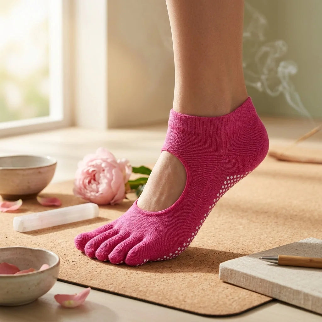 Breathable Sticky Socks For Yoga Practice