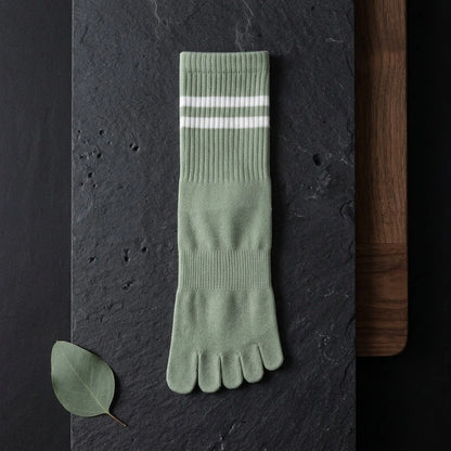 Breathable Yoga Toe Socks With Non-Slip Comfort - 8 Pairs / one size