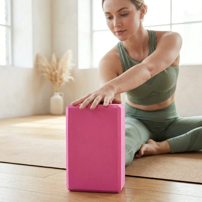 Bricks For Yoga With Hexa Grip And EVA Support