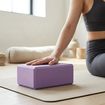 Bricks For Yoga With Hexa Grip And EVA Support