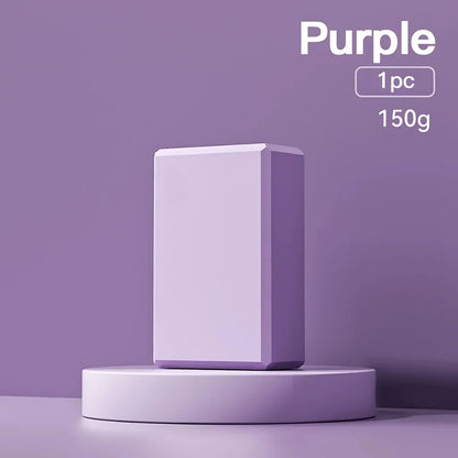 Bricks For Yoga With Hexa Grip And EVA Support - Purple