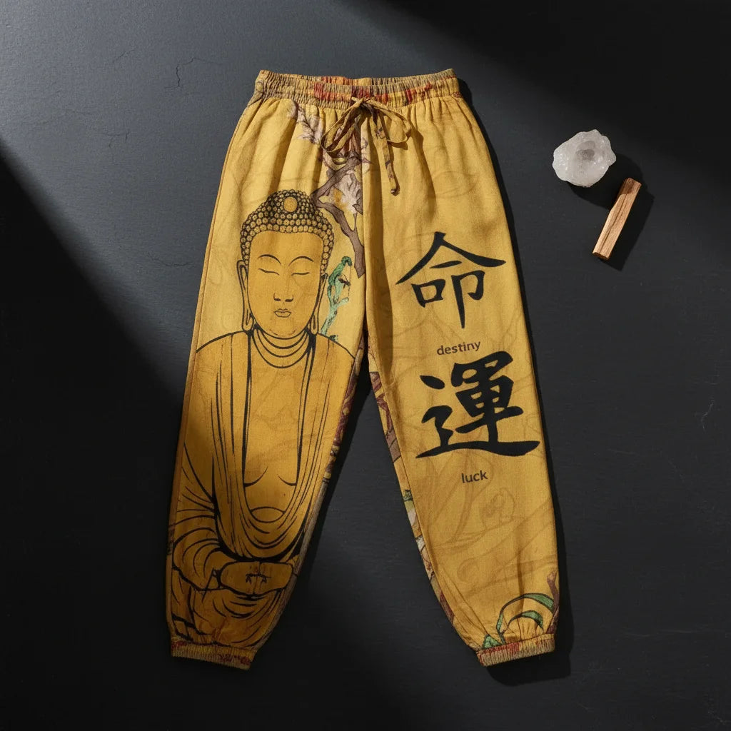 Buddha Blossom Harem Pants Trousers – Yellow Edition