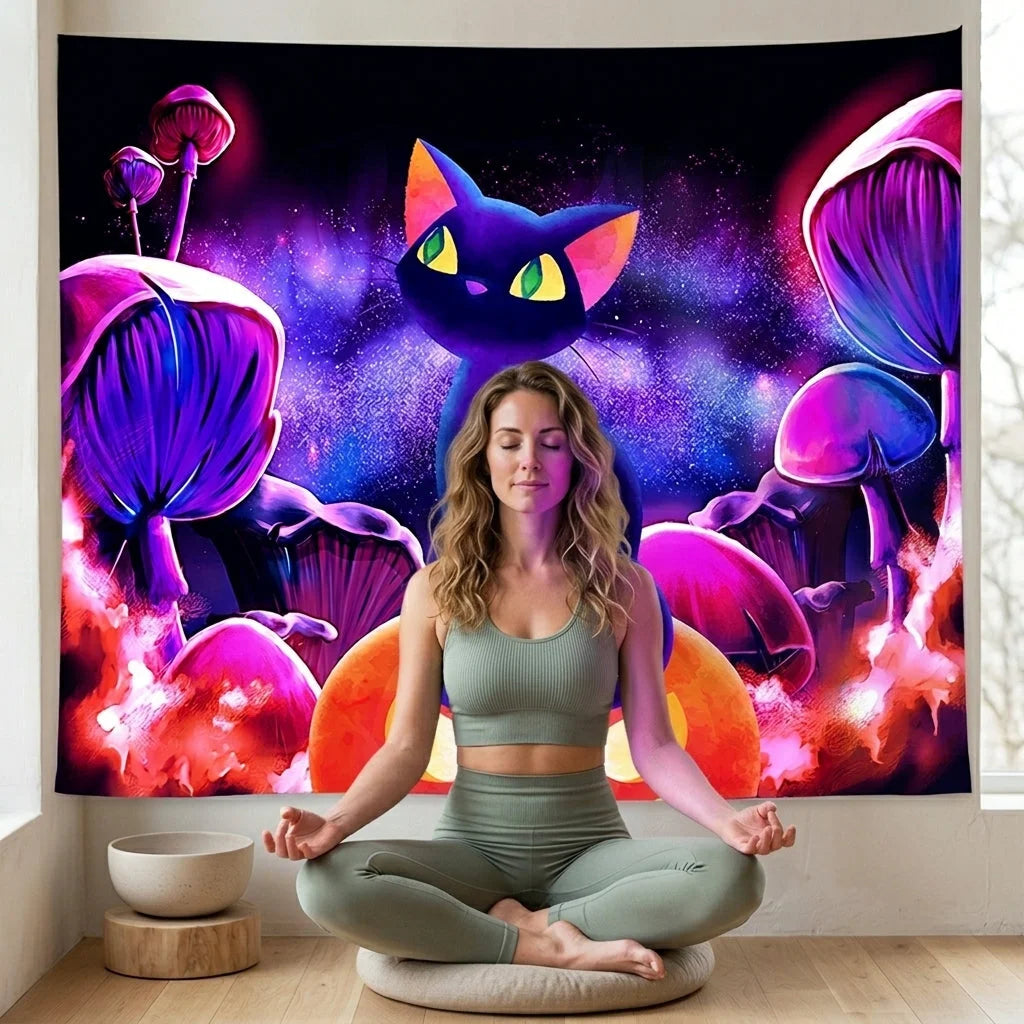 Buy Tapestry With UV Reactive Festival Design