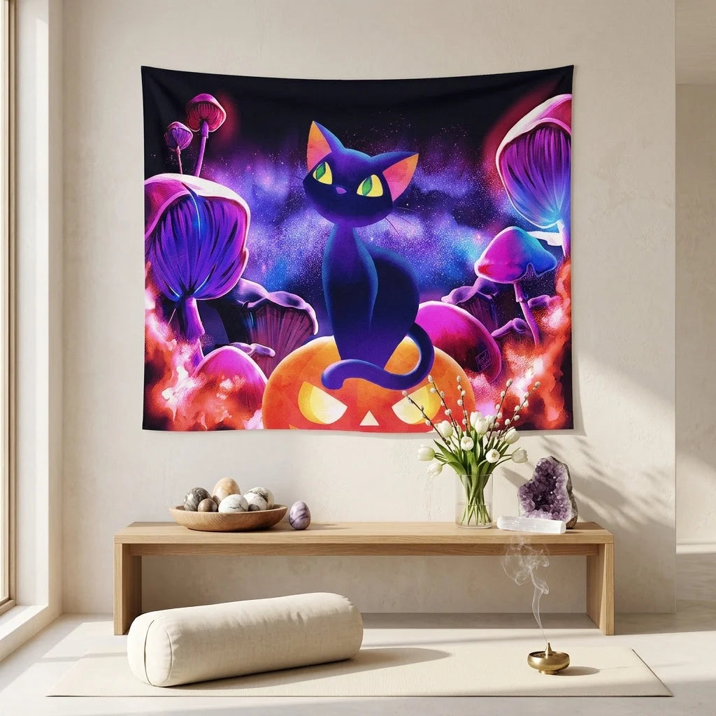 Buy Tapestry With UV Reactive Festival Design