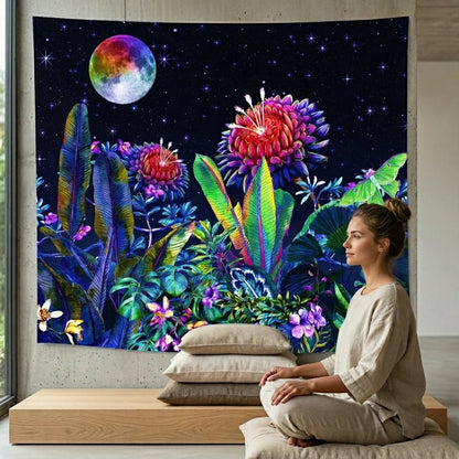 Buy Tapestry With UV Reactive Festival Design